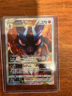 Lucario VSTAR SWSH291 Sword & Shield Promo Holo English Pokemon TCG HP 270 - Image 1