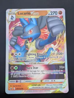 Lucario VSTAR Half Art SWSH214 - Pokemon TCG Black Star Promo - MINT / NM - Image 1