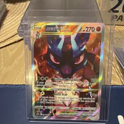 Pokemon TCG Lucario VSTAR SWSH291 Black Star Promo Crown Zenith NM C136 - Image 1
