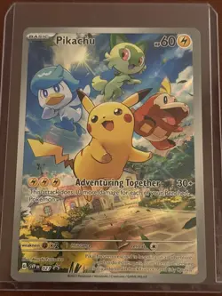 Pokemon - Pikachu - Paldea - 027 Promo - Near Mint Condition - Image 1