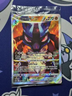 Pokemon TCG Lucario VSTAR SWSH291 Sealed Promo - Image 1