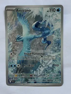 Pokemon TCG Articuno 161/159 & Crown Zenith Lucario Vstar Promo SWSH291 - Image 1