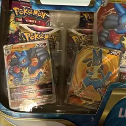 Pokemon TCG Lucario VSTAR Special Collection Boxes Lot Of 2 - Image 2