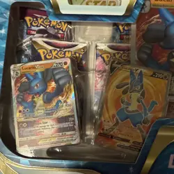 Pokemon TCG Lucario VSTAR Special Collection Boxes Lot Of 2 - Image 3