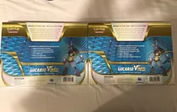 Pokemon TCG Lucario VSTAR Special Collection Boxes Lot Of 2 - Image 4