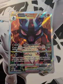 Pokemon TCG Lucario VSTAR SWSH291 Promo Card Crown Zenith (not sealed) - Image 1