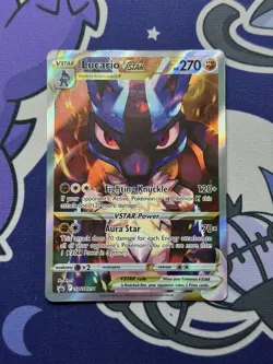Pokemon TCG Lucario VSTAR SWSH291 Unsealed Promo - Image 1