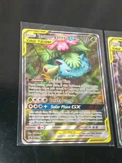 2 Total- Pokemon Promo Tag Team Pikachu & Zekrom GX SM168 + Venusaur/Snivy SM229 - Image 5