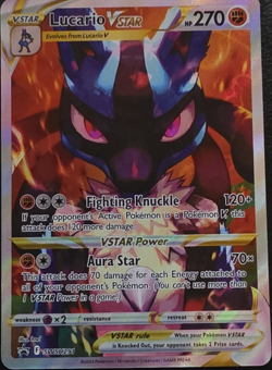 The Pokemon Company Pokemon TCG Lucario VSTAR SWSH291 Promo Holo 270 HP English - Image 1