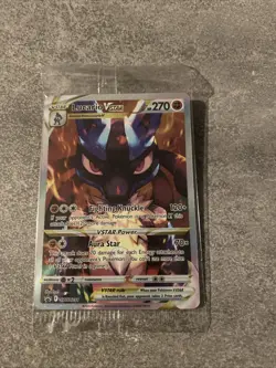 Pokemon TCG Lucario VSTAR SWSH291 Sealed Promo Card - Image 1