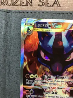 Lucario VSTAR Swsh291 Sword & Shield Crown Zenith Pokemon TCG Black Star Promo - Image 4