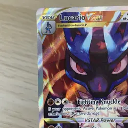 Pokemon TCG Lucario VSTAR SWSH291 Black Star Promo SWSH Crown Zenith ETB Promo - Image 3