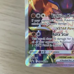 Pokemon TCG Lucario VSTAR SWSH291 Black Star Promo SWSH Crown Zenith ETB Promo - Image 5