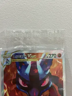 Pokemon TCG Lucario VSTAR SWSH291 Promo Card Crown Zenith SEALED - Image 3