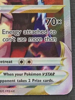 Pokemon TCG Lucario VSTAR SWSH291 Black Star Promo SWSH Crown Zenith ETB Promo - Image 4