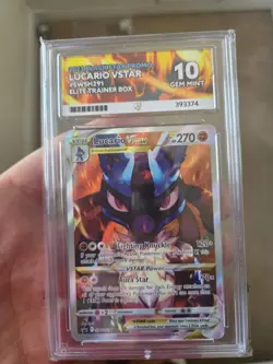 Pokemon TCG Crown Zenith Promo Lucario VSTAR SWSH291 ACE 10 Gem Mint 🔥 - Image 1
