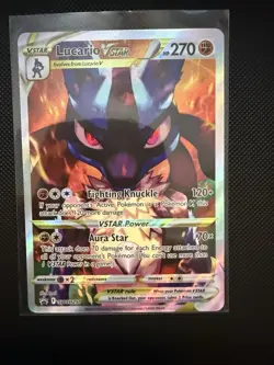 Pokemon TCG Lucario VSTAR SWSH291 Sword & Shield Promo Holo VSTAR - Image 1