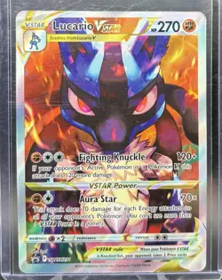 Pokemon TCG Lucario VSTAR SWSH291 Crown Zenith Promo NM - Image 1