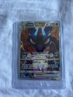 Pokemon TCG Crown Zenith Lucario VSTAR SWSH291 Promo Card Sealed - Image 1