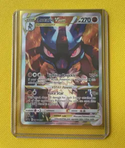 Pokemon TCG Lucario VSTAR Crown Zenith Promo Holo SWSH291 - Image 1