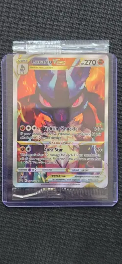 Lucario VSTAR SWSH291 - Crown Zenith - Full Art Promo - NM/M - Pokemon TCG - Image 1