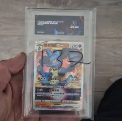 Pokemon TCG Lucario VSTAR 075/128 Brave & Charming Stars Holo Chinese 2024 - Image 1