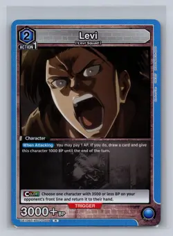 Levi (009) UE10BT/AOT-1-009 R UE10BT: Attack on Titan Union Arena Foil Near Mint - Image 1