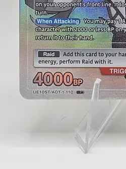 Union Arena: Attack on Titan - Levi R Holo Raid UE10ST/AOT-1-110 - Image 3