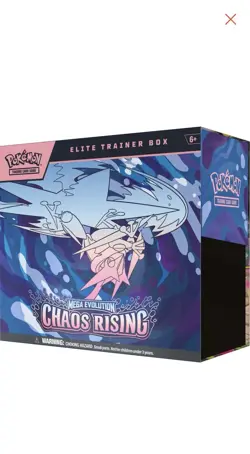 Pokemon TCG Chaos Rising Elite Trainer Box ETB Mega Evolutions Sealed Brand New - Image 2