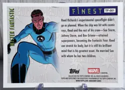 2026 Topps Finest Fantastic Four Mister Fantastic Tribute to Finest Gold 47/50 - Image 3