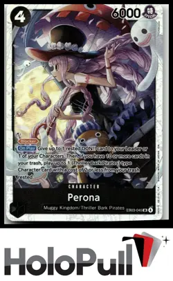 One Piece Heroines Edition Perona (045) #EB03-045 Super Rare - Image 1