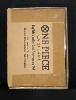One Piece Card Game English 2nd Anniversary Set Factory Sealed Premium Bandai - Image 2