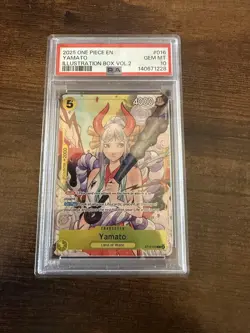 One Piece Yamato Illustration Box Volume 2 ST13-016 PSA 10 Gem Mint - Image 1
