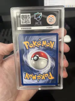 1999 Fossil 1st Edition 12 Moltres Holo ACE 9 Graded Pokemon Cards - Image 3