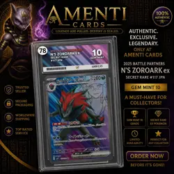 N'S ZOROARK EX ace graded pokemon cards 10 japanese - Image 1