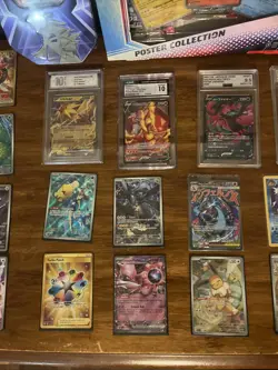 🔥Huge Pokemon Lot Sealed Prismatic Poster,Gem 10 GRADED CARDS, Promos And MORE! - Image 3