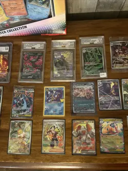 🔥Huge Pokemon Lot Sealed Prismatic Poster,Gem 10 GRADED CARDS, Promos And MORE! - Image 4