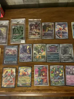 🔥Huge Pokemon Lot Sealed Prismatic Poster,Gem 10 GRADED CARDS, Promos And MORE! - Image 5