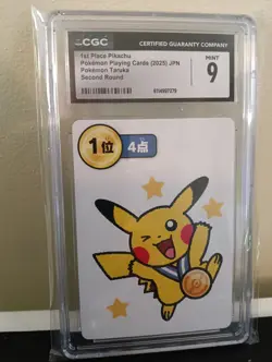 Set Of Three Taruka Pokemon Cards All Graded CGC MINT 9 - Image 3