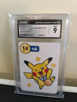 Set Of Three Taruka Pokemon Cards All Graded CGC MINT 9 - Image 4