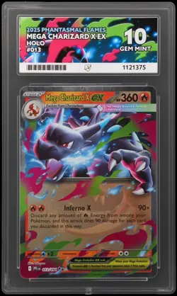 5x Pokemon Graded GEM MINT 10 Cards Bundle | Charizard X EX, Mimikyu AR, Beauty - Image 1