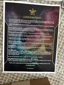 Wonders of the First Early Backer Sealed Collector Booster Box Case Starter Deck - Image 4