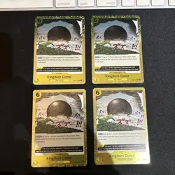 X4 EB01-059 Kingdom Come / Raigo Rare English Playset One Piece Cards playset - Image 1
