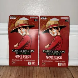 One Piece OP-13 Sleeved Lot of (2) Sealed Packs - Image 1