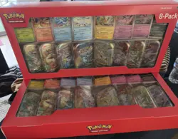 Pokemon TCG: Prismatic Evolutions 8 Mini-Tins Promos Costco Lot Of 2 **IN HAND** - Image 1