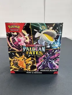 Pokemon Scarlet & Violet Paldean Fates Booster Bundle Sealed NEW - Image 1