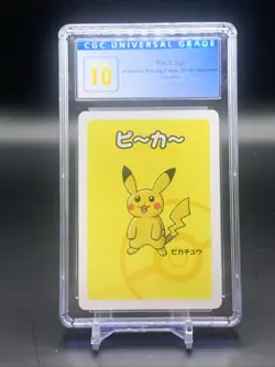 CGC 10 PRISTINE Pikachu Old Maid 2019 Japanese Pokemon Card - Image 1