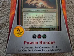 MTG Commander 2013 Power Hungry SEALED Prossh Deck Magic the Gathering - Image 4