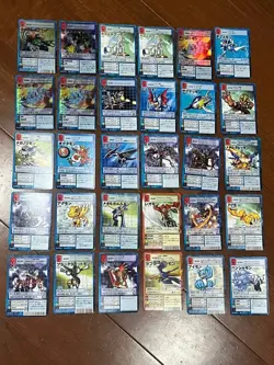 Digimon Card Game Digimon Card Lot Trading Cards Rare Authentic Bundle - Image 1