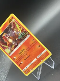 Pokemon TCG Entei Black Star Promos Staff Stamp Holo Sm219 NM - Image 3